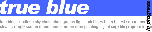 True Blue by Patrick LeMieux